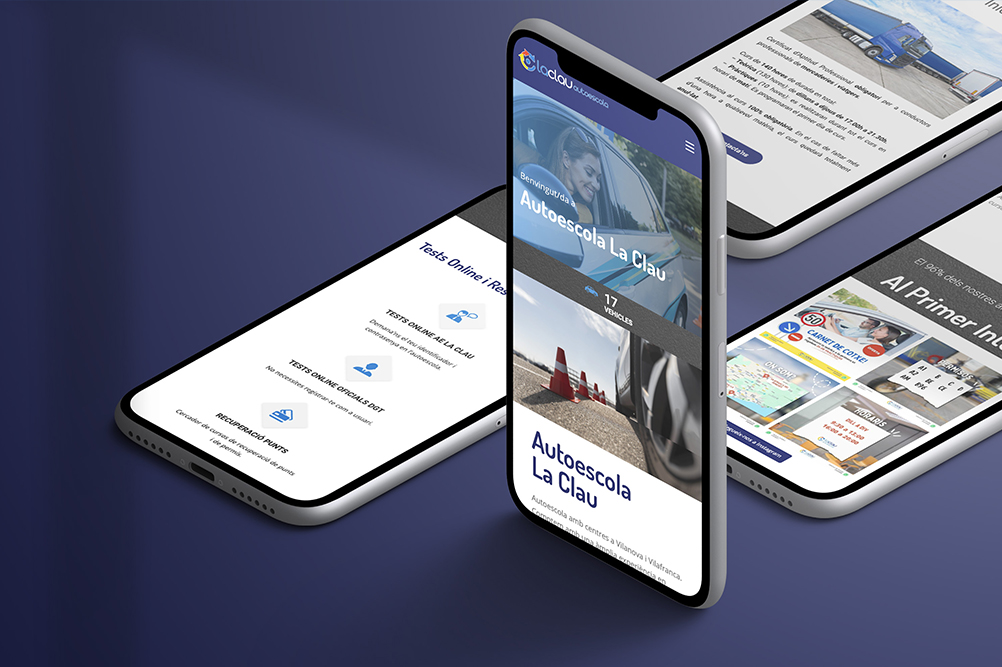 Web_Mobile_Autoescola_la_clau