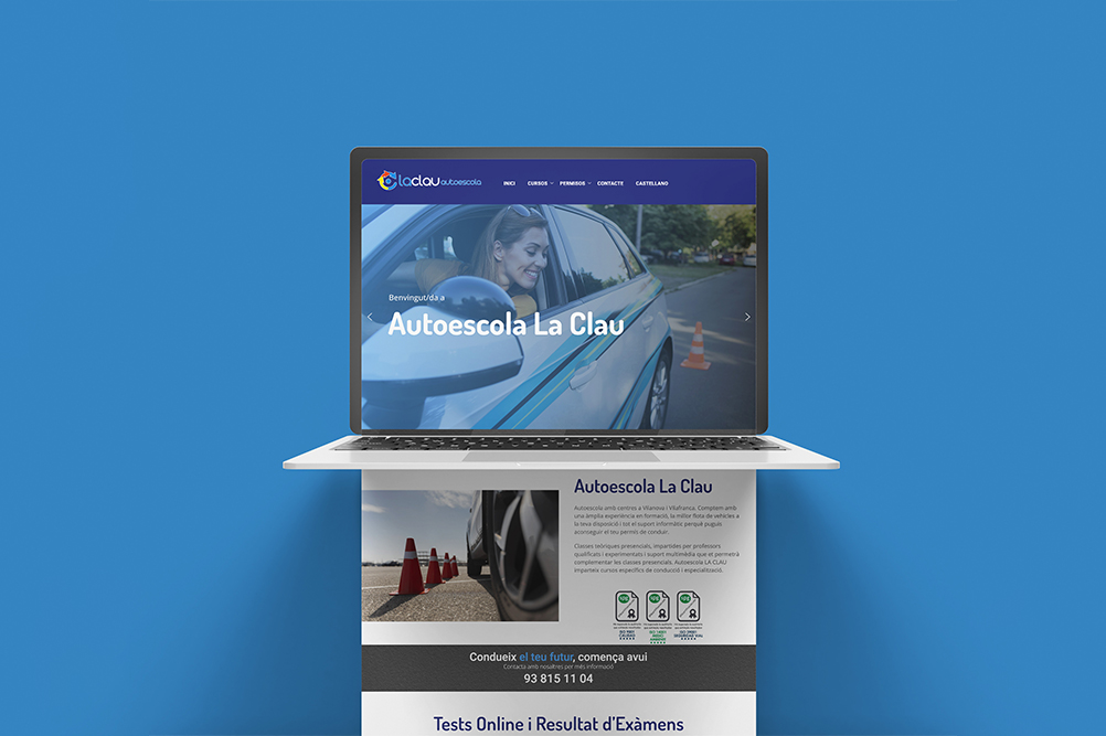 Web_autoescola_la_clau